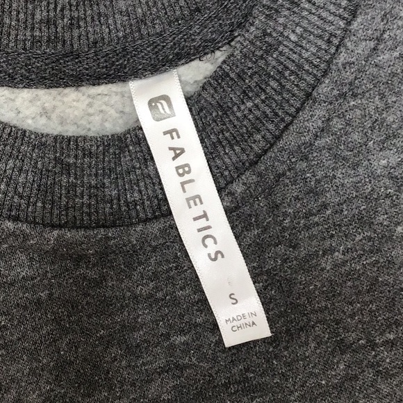 Fabletics gray Elena tunic/dress sweatshirt S - Picture 8 of 12
